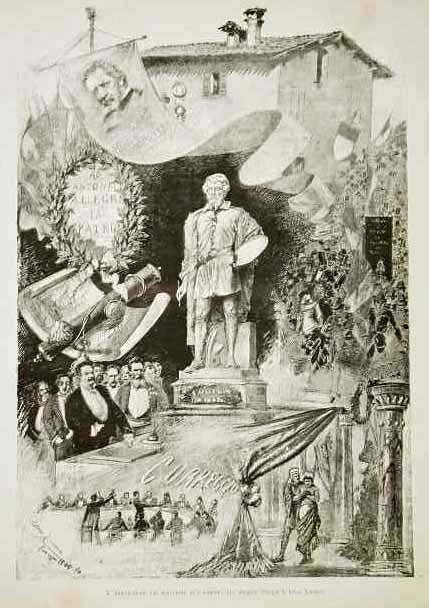 L'inaugurazione del monumento al Correggio, in Correggio | Immagine principale