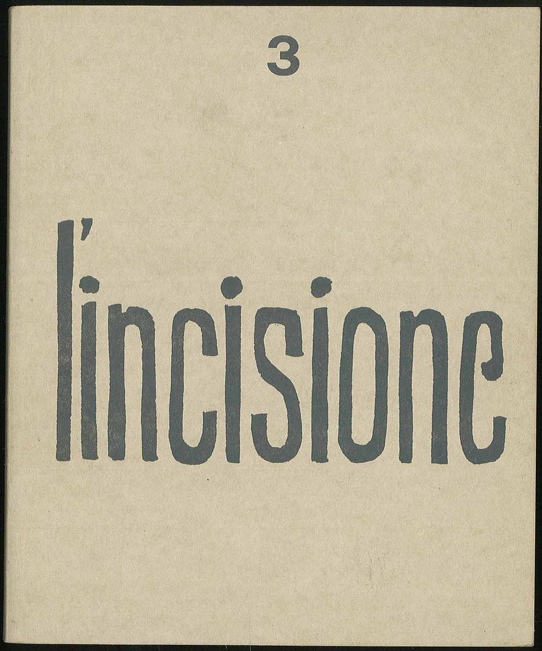 L'incisione