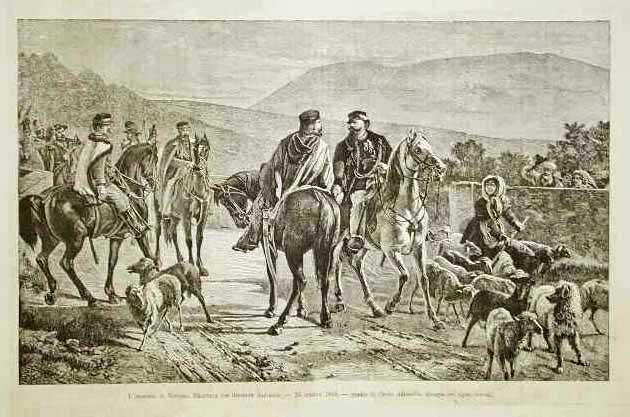 L'incontro di Vittorio Emanuele con Giuseppe Garibaldi