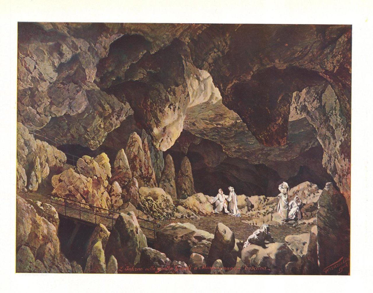 L'Inferno nella grotta Giusti a Monsummano - Toscana
