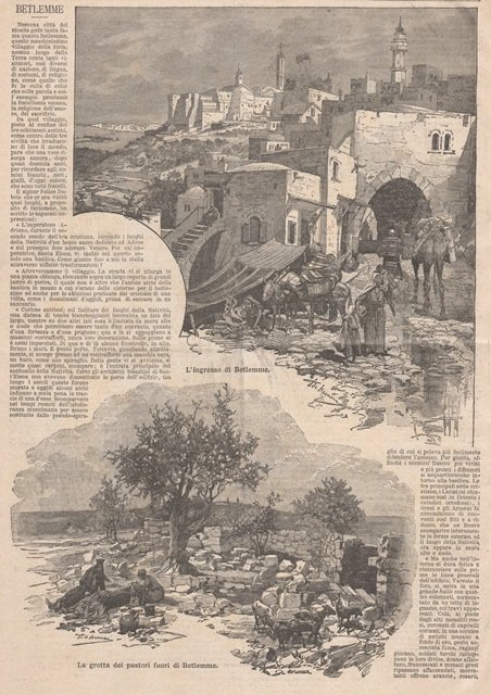 L'ingresso di Betlemme - La grotta dei pastori fuori di …