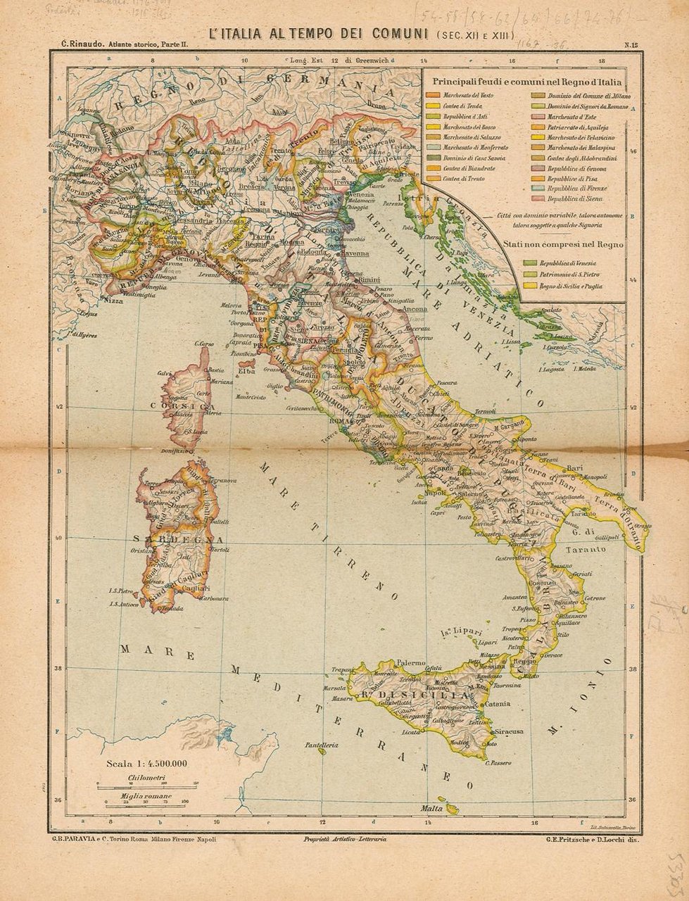 L'Italia al tempo dei comuni (sec. XII e XIII)