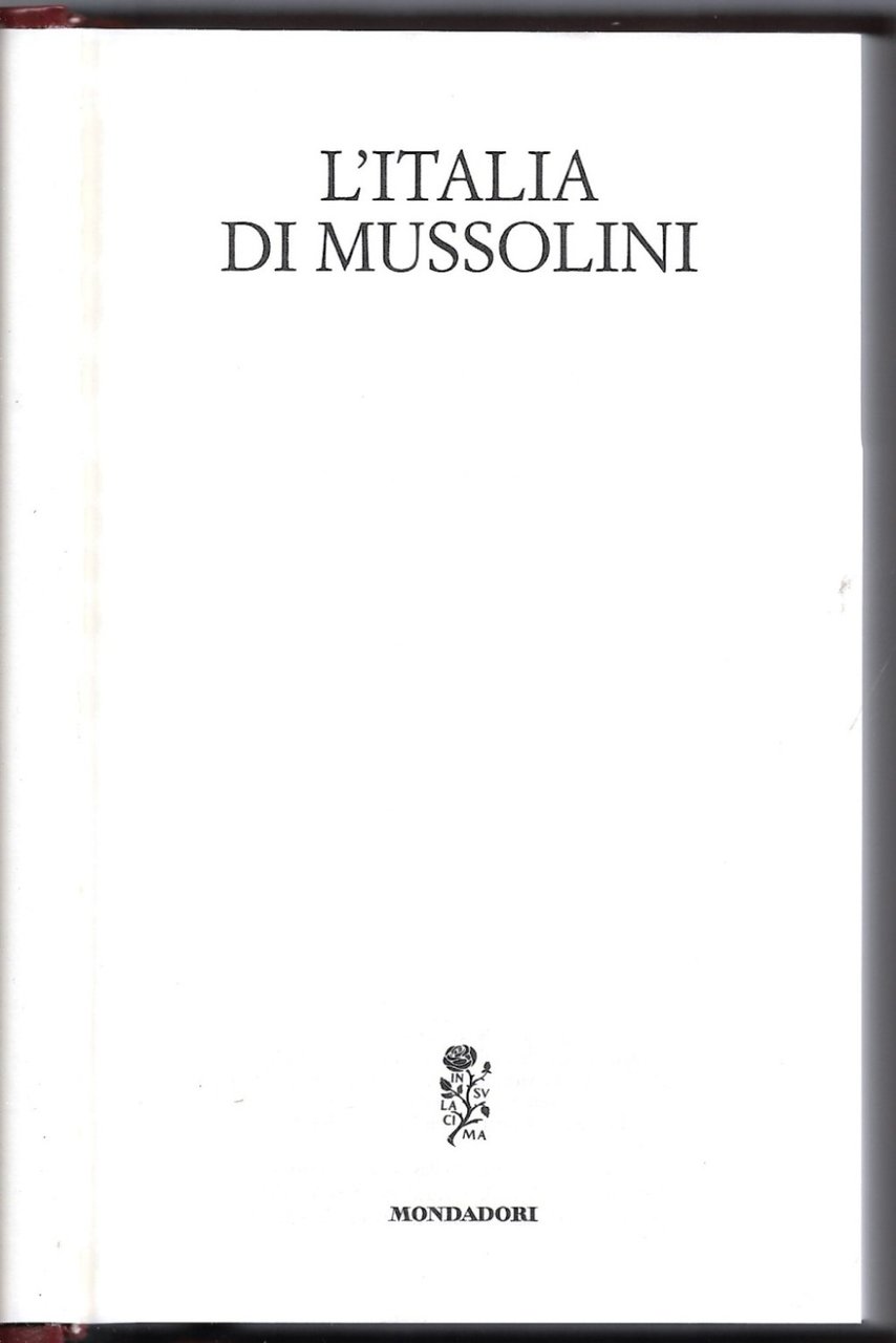 L’Italia di Mussolini