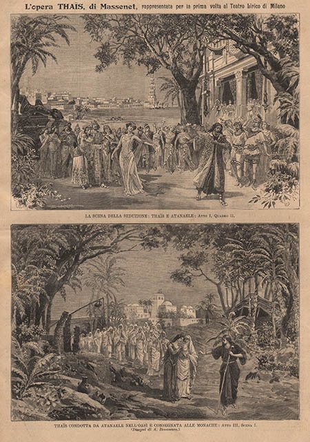 L’opera Thais, di Massenet, rappresentata per la prima volta al …