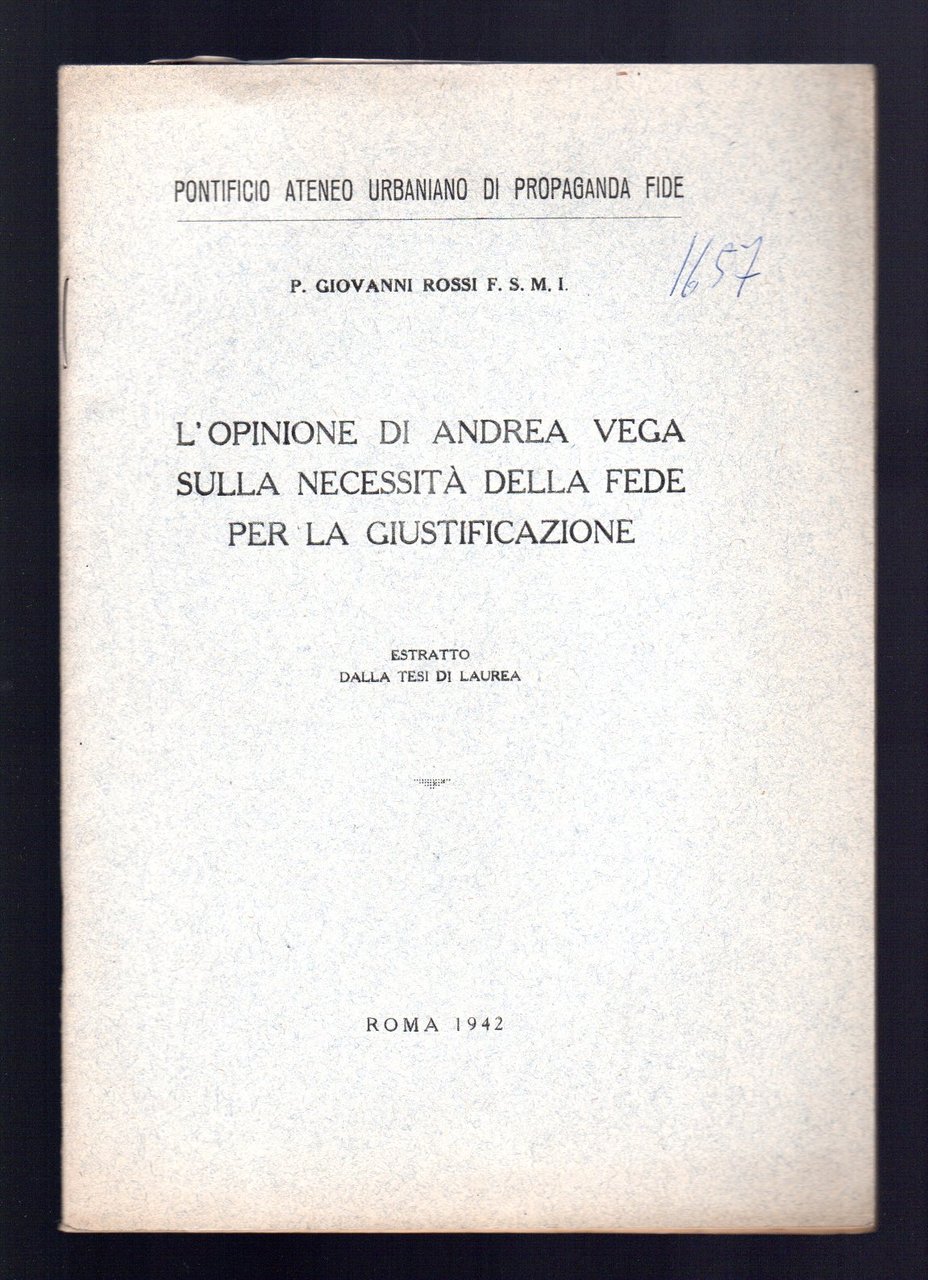 L'opinione di Andrea Vega sulla necessità della fede per la …