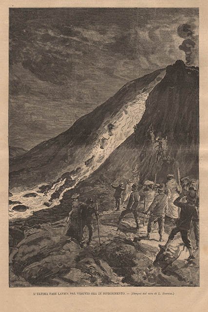 L’ultima fase lavica del Vesuvio in ispegnimento