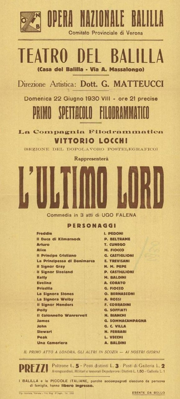 L'ultimo lord