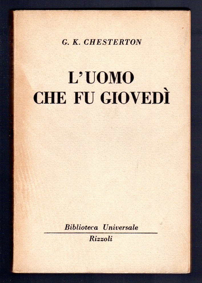 L'uomo che fu giovedì