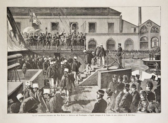 La 3a spedizione pel Mar Rosso - Imbarco sul Washington …