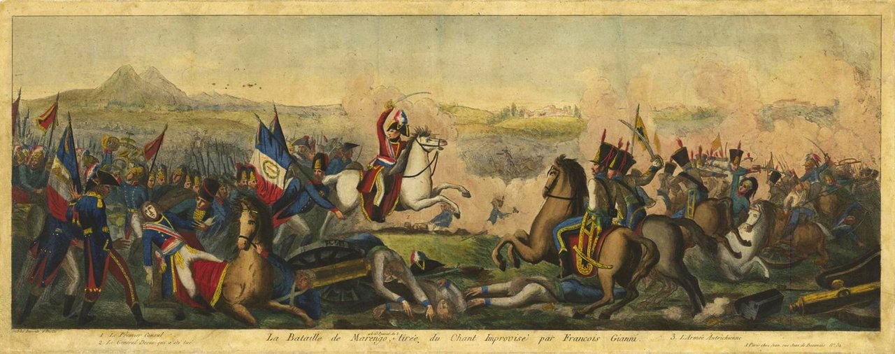 La Bataille de Marengo, *le 25 prairial An 8* tirée …