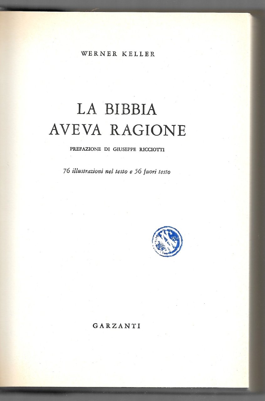 La Bibbia aveva ragione