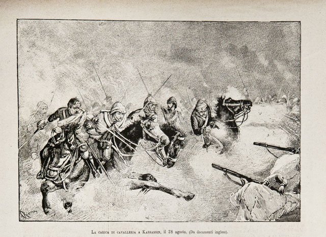 La carica di cavalleria a Kassassin, il 28 agosto