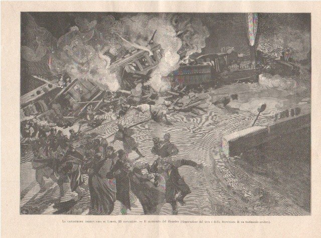 La catastrofe ferroviaria di Limito, 29 novembre - Il momento …