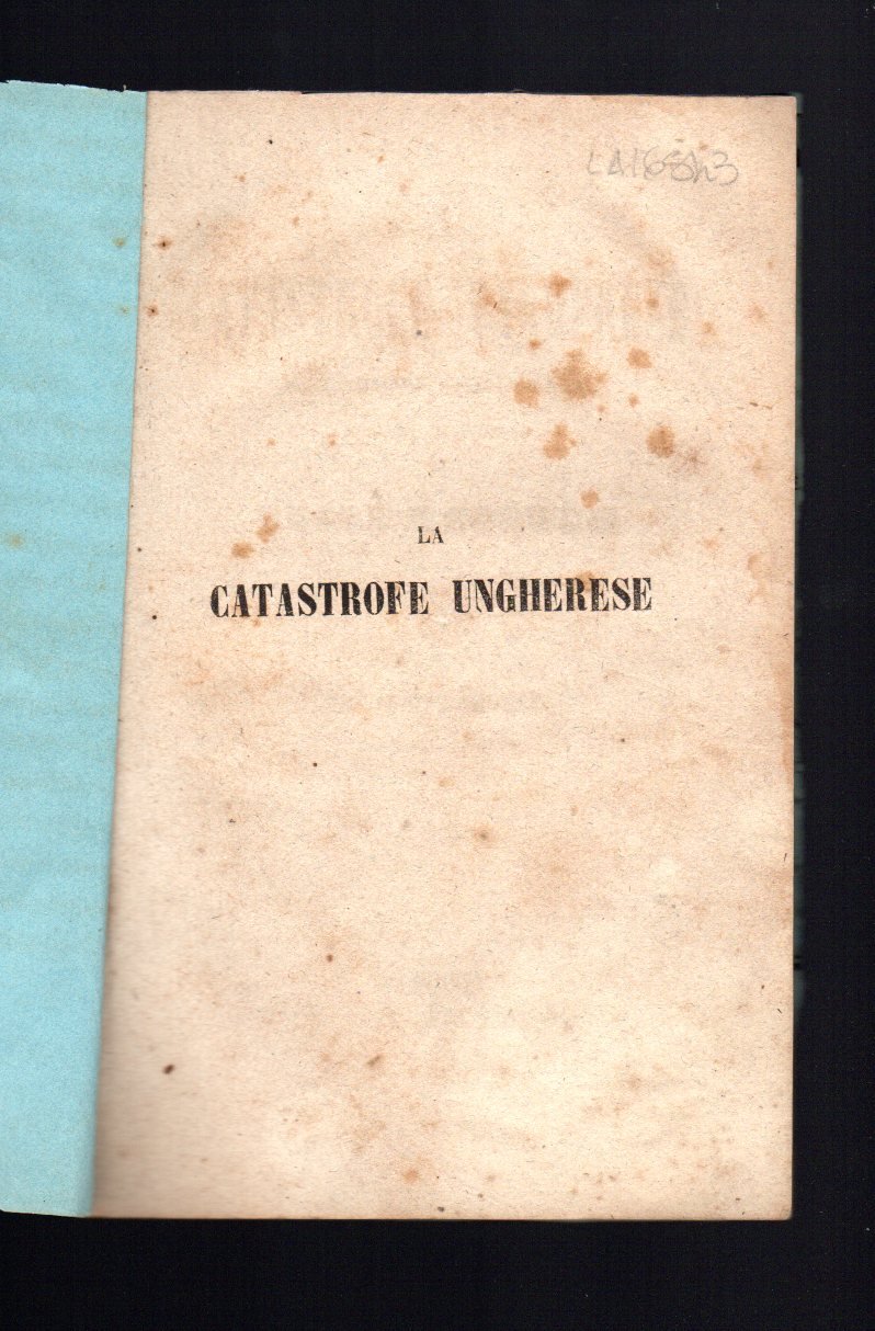 La catastrofe ungherese