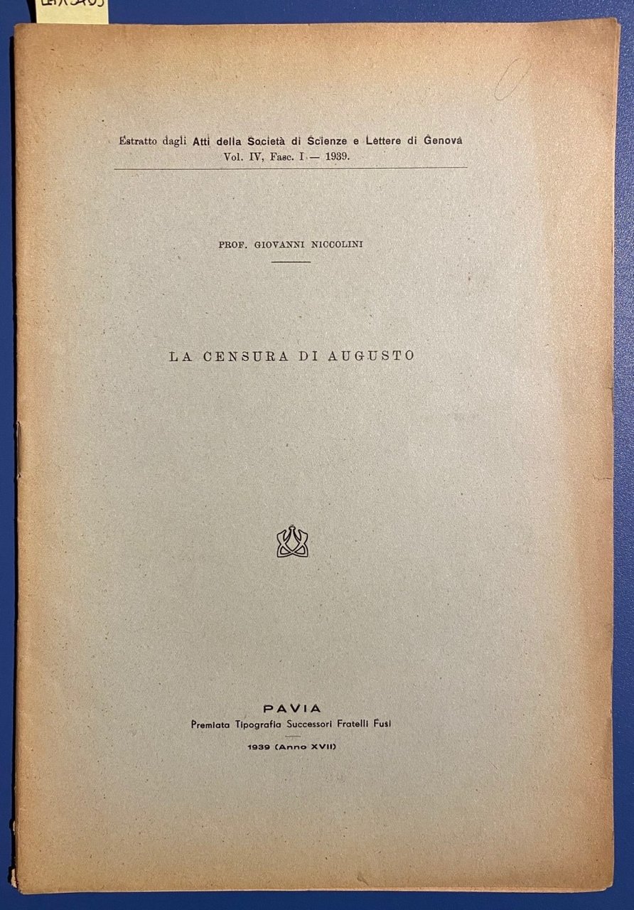 La censura di Augusto