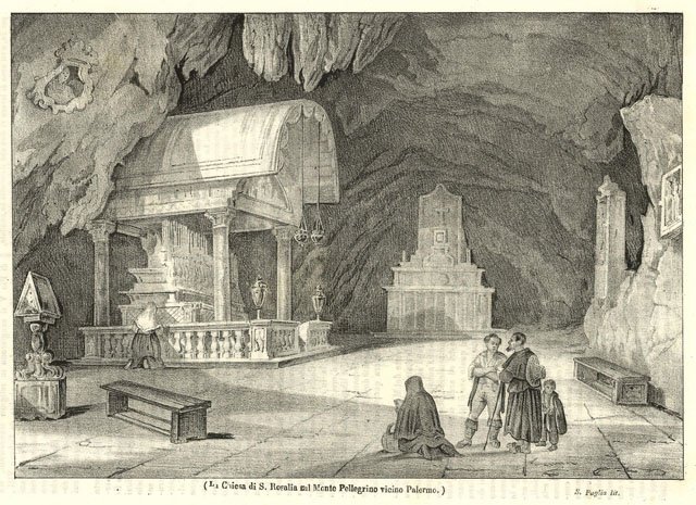 La Chiesa di S. Rosalia sul Monte Pellegrino vicino Palermo