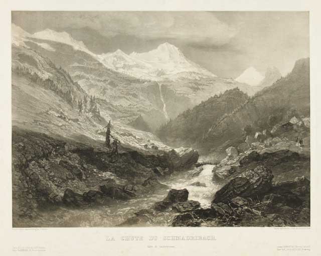 La Chute du Schmadribach vallée de Lauterbrunnen