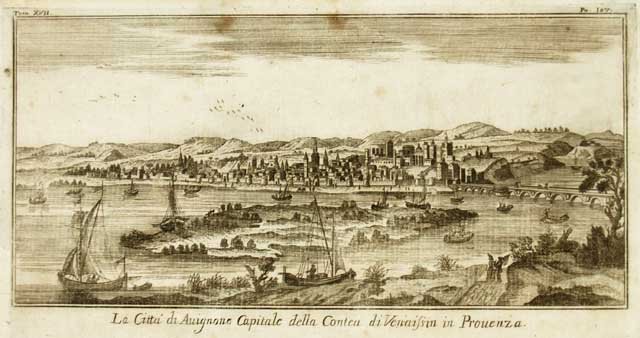La Città di Avignone Capitale della Contea di Venaissin in …