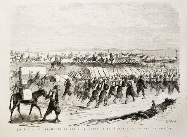 La città di Basardgik e la ritirata delle truppe turche