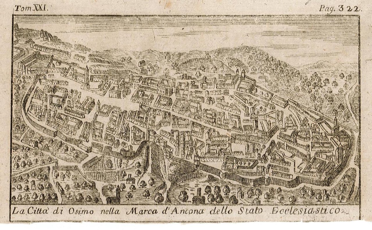 La Città di Osimo nella Marca d'Ancona dello Stato Ecclesiastico.