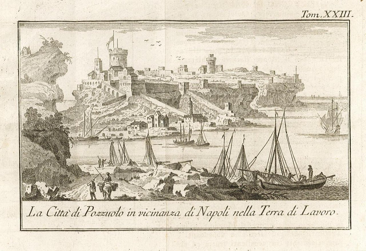La Città di Pozzuolo in vicinanza di Napoli nella Terra …