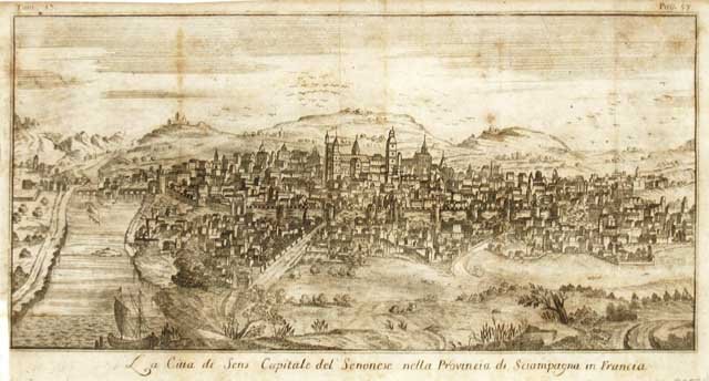 La Città di Sens Capitale del Senonese .