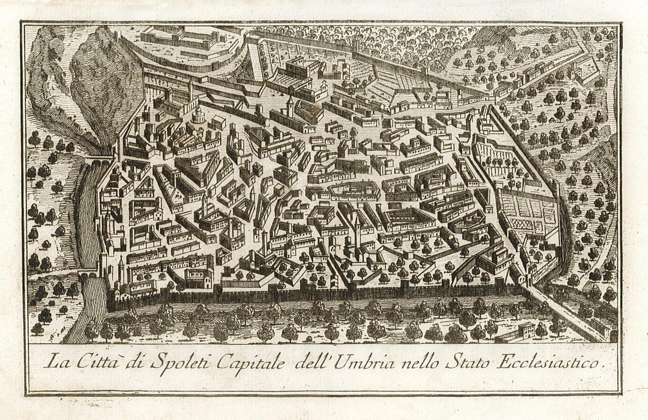 La Città di Spoleti Capitale dell'Umbria nello Stato Ecclesiastico