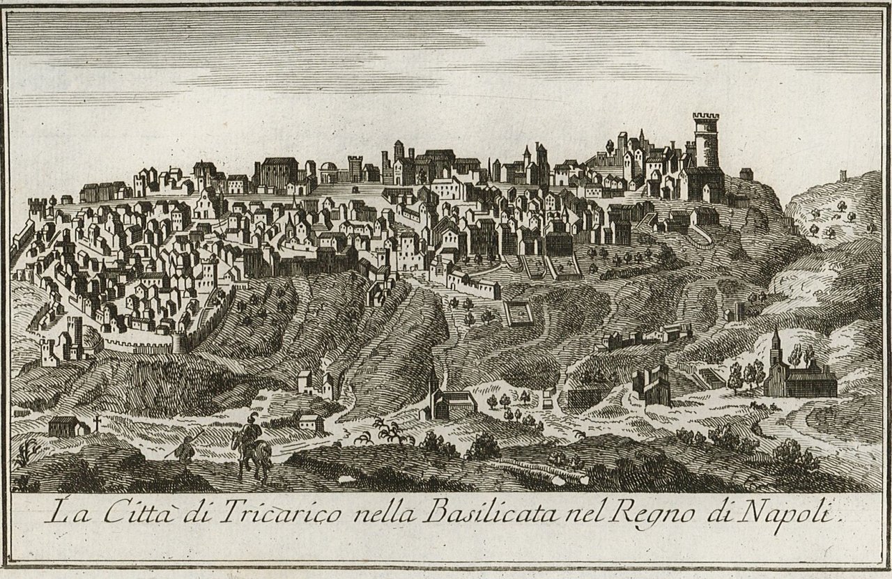 La città di Tricarico nella Basilicata nel Regno di Napoli