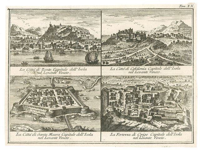 La Città di Zante . - La Città di Cefalonia …