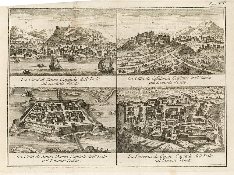 La Città di Zante . - La Città di Cefalonia …