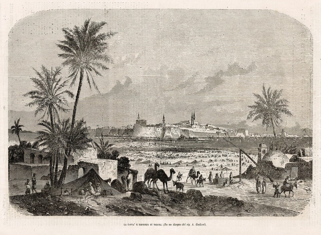 La città e dintorni di Tripoli
