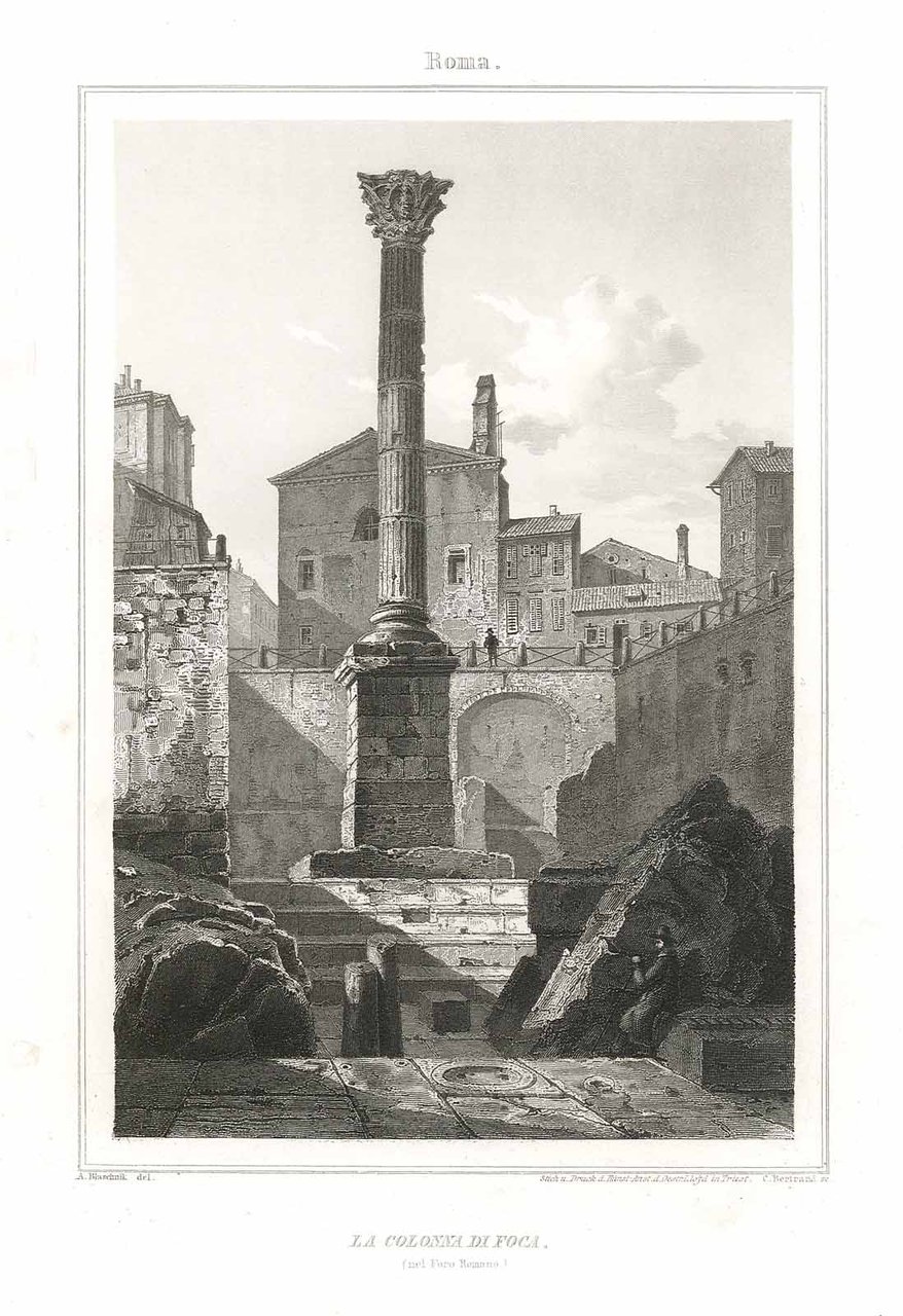 La Colonna di Foca (nel Foro Romano)