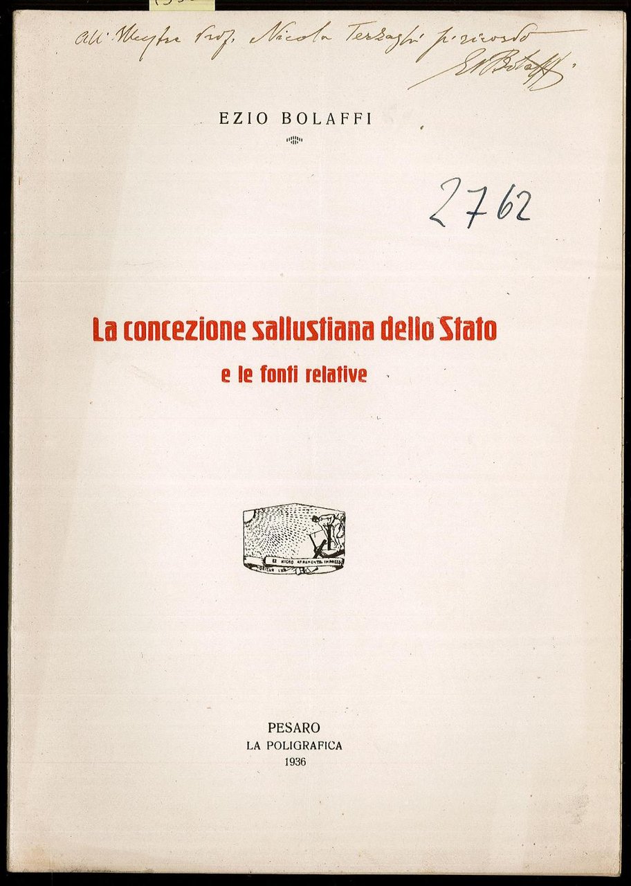 La concezione sallustiana dello Stato e le fonti relative