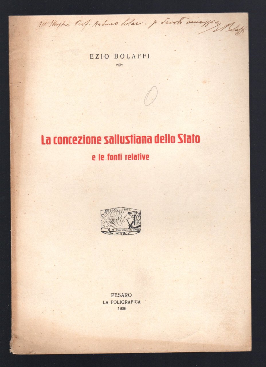 La concezione sallustiana dello Stato e le fonti relative