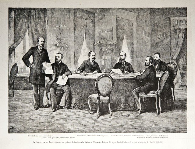 La Conferenza di Costantinopoli, nel palazzo dell’ambasciata italiana a Therapia