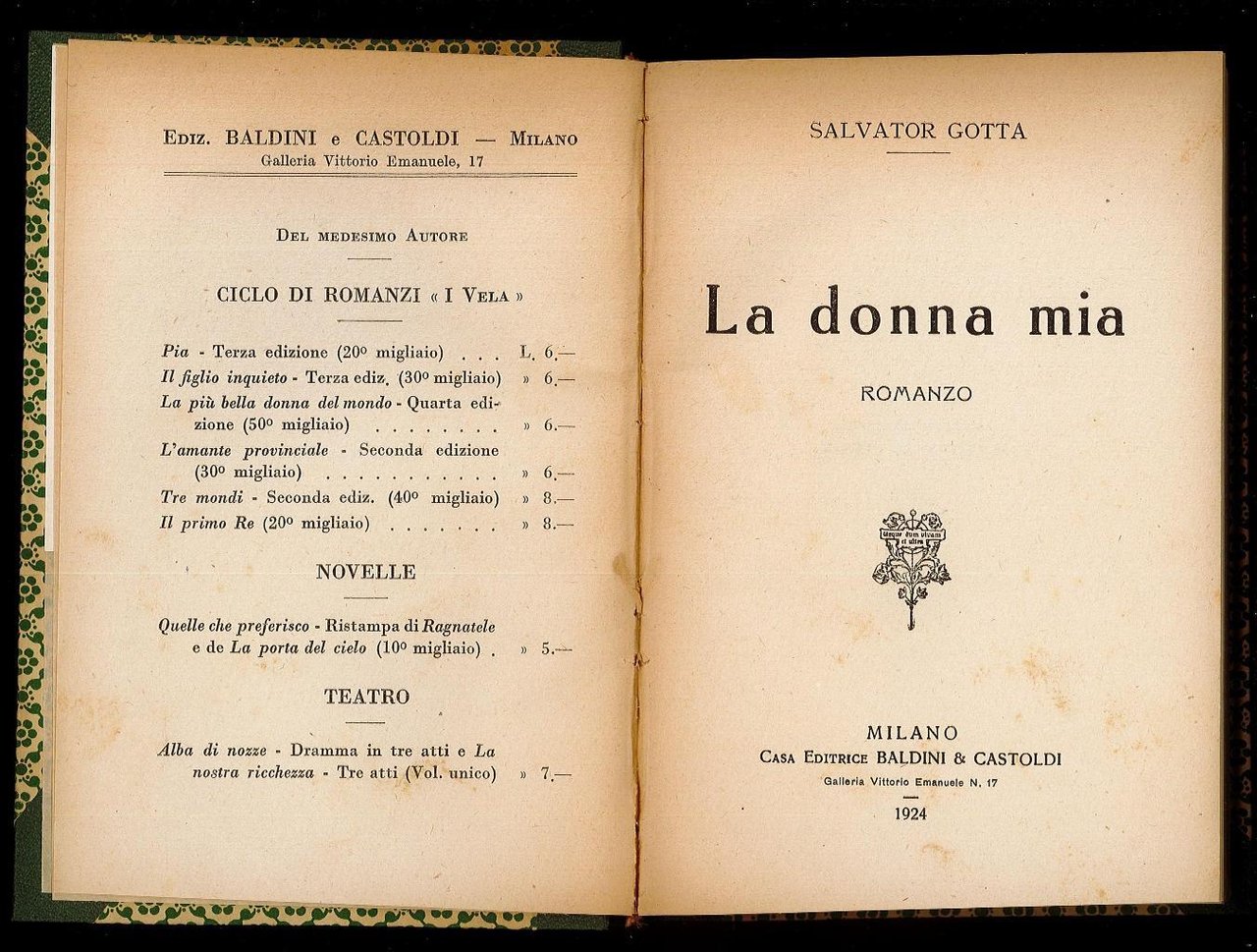 La donna mia | Immagine principale