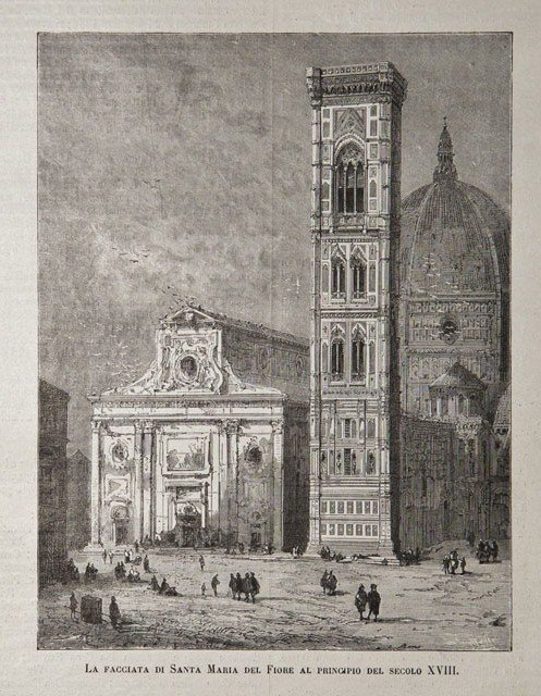 La facciata di Santa Maria del Fiore al principio del … | Immagine principale