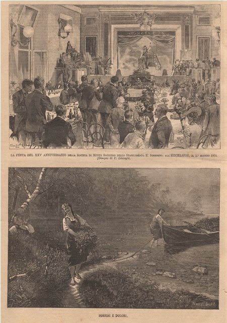 La festa del XXV anniversario della Società di Mutuo Soccorso …