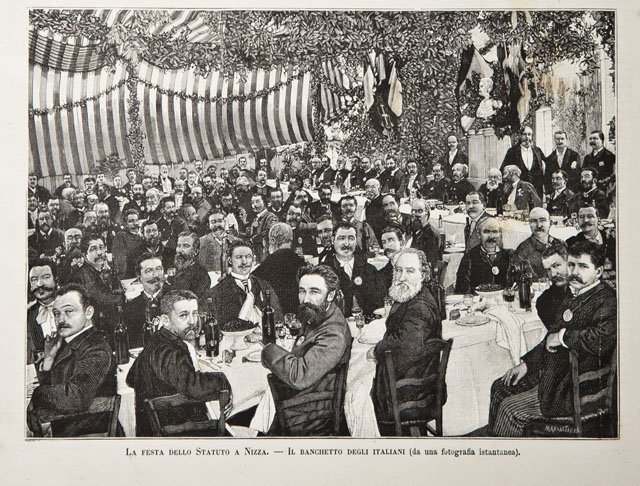 La festa dello Statuto a Nizza / Il banchetto degli …