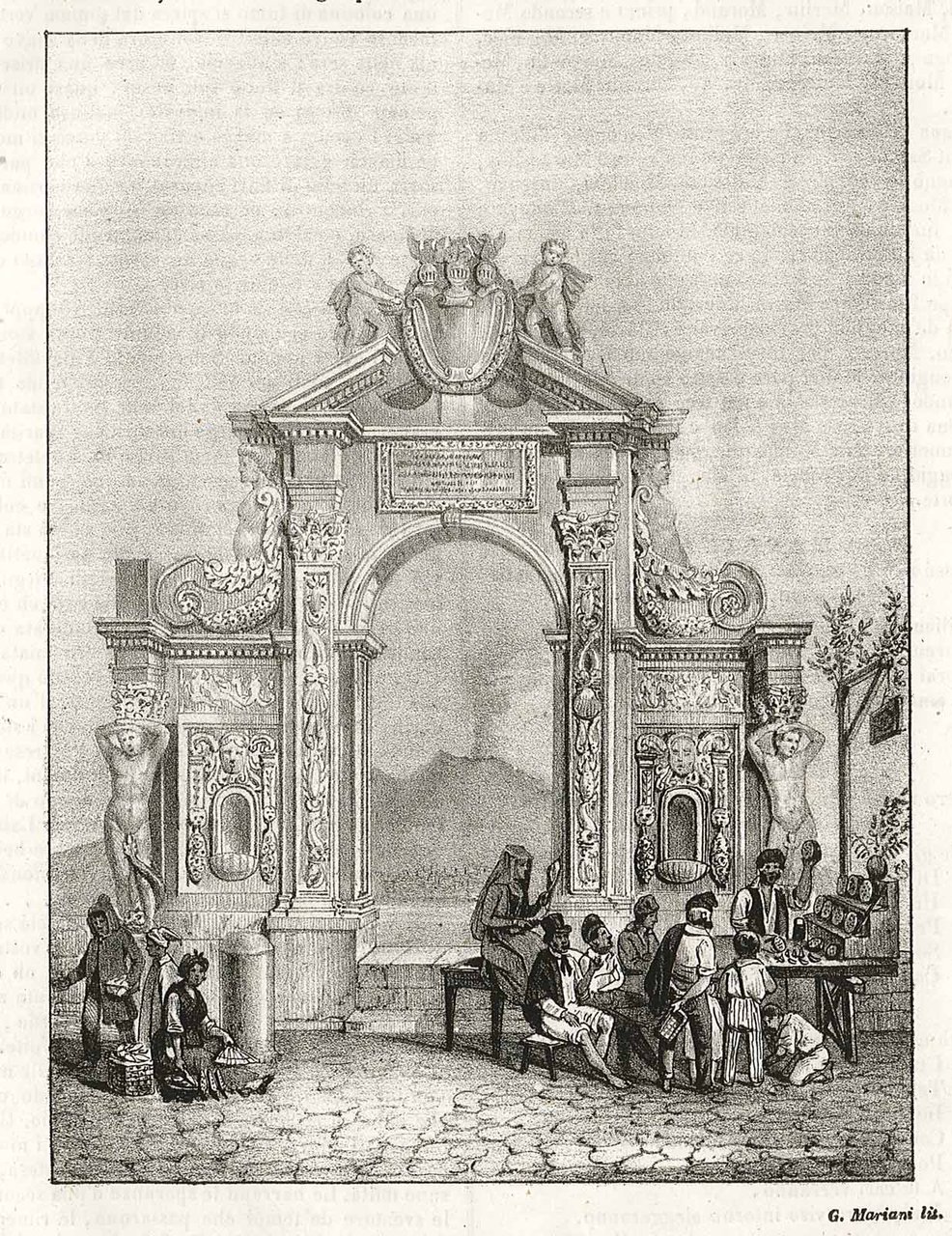 La fontana di Giovanni da Nola a Santa Lucia