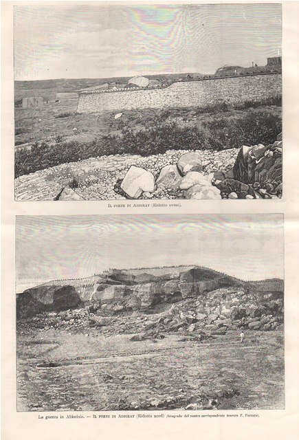 La guerra in Abissinia - Il forte di Adigrat - …