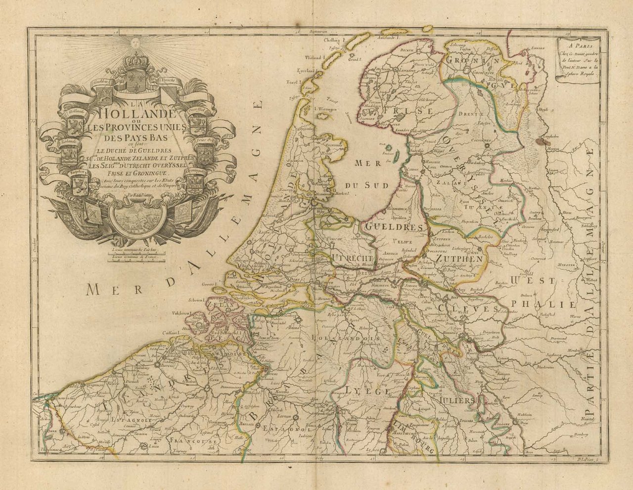 La Hollande ou les Provinces Unies des Pays Bas.
