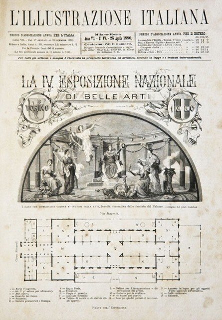 La IV Esposizione nazionale di Belle Arti / Torino 1880 …