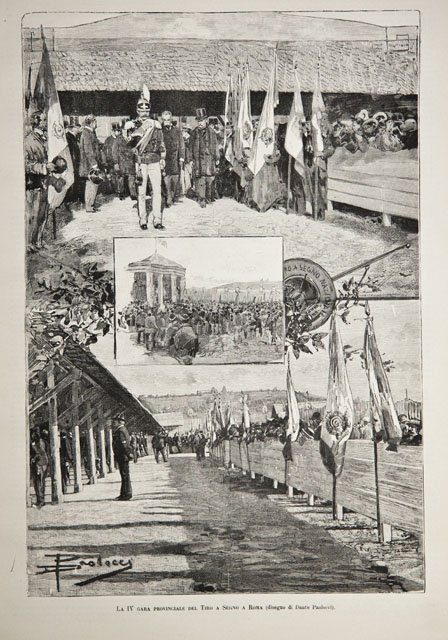 La IV gara provinciale del tiro a Segno a Roma