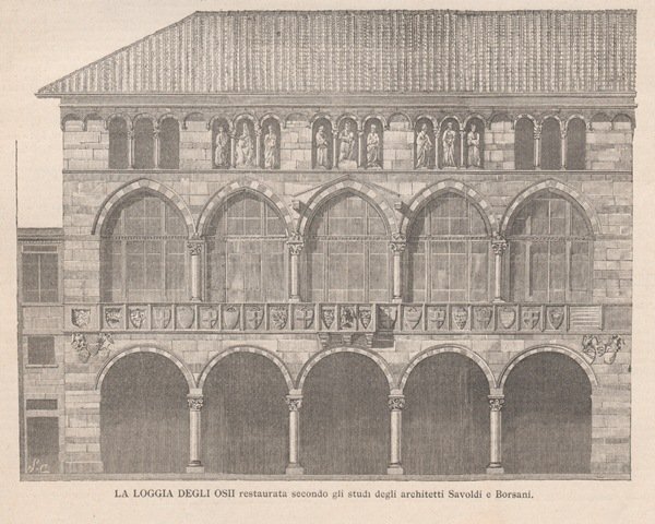 La Loggia degli Osii restaurata secondo gli studi degli architetti …