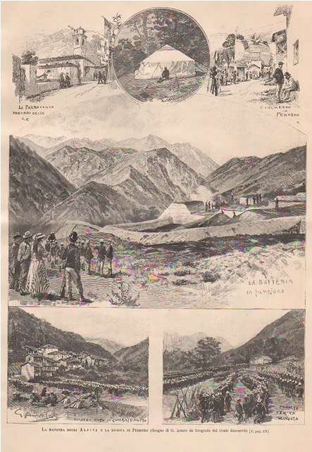 La manovra degli Alpini e la rivista di Perrero