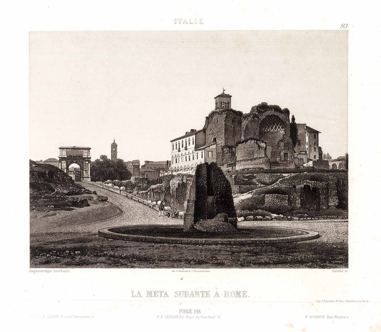 La Meta Sudante, à Rome