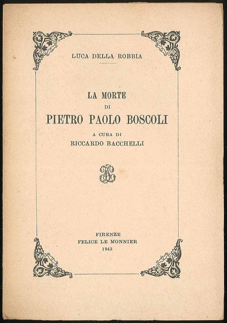 La morte di Pietro Paolo Boscoli