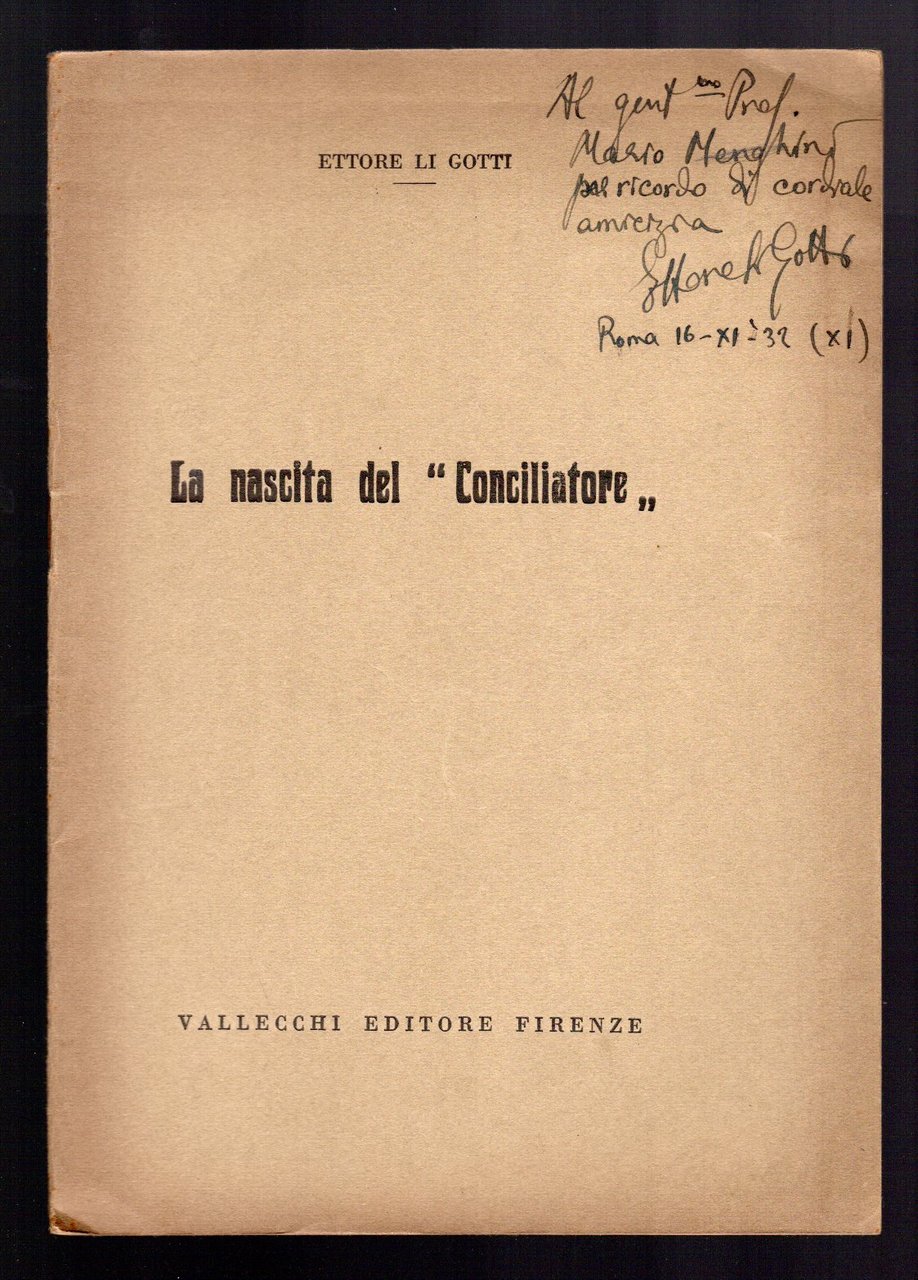 La nascita del "Conciliatore"