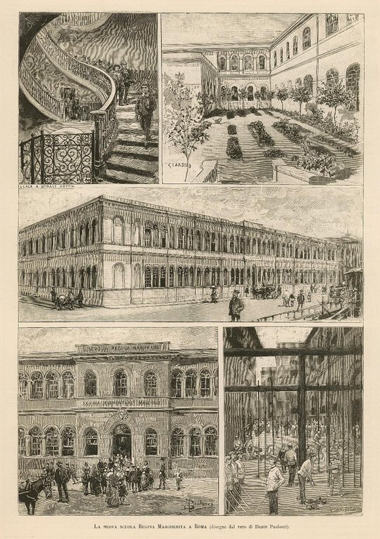 La nuova scuola Regina Margherita a Roma